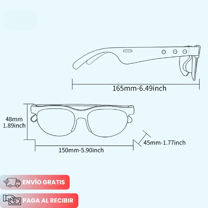 LENTES SOLARES CON BLUETOOH 2025 PREMIUM! MyGlasses®